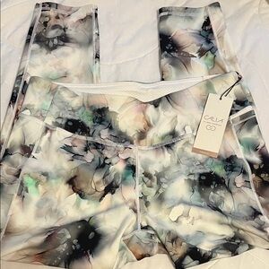 NWT Calla tie-dye yoga/exercise leggings L